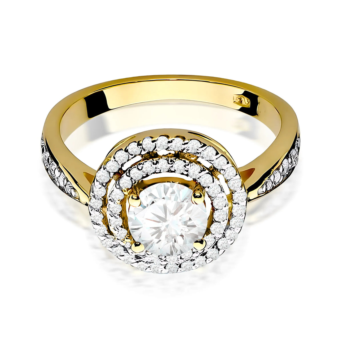 zlatý prsten s 0,75ct a 0,374ct laboratorně pěstovanými diamanty w0274-ldw-01