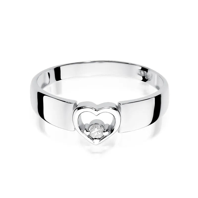 zlatý prsten s diamantem 0,04 ct w0276-diw-01