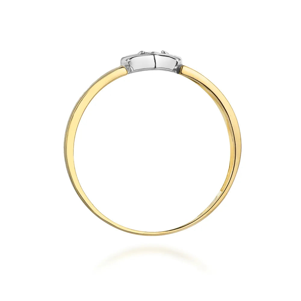 zlatý prsten s diamantem 0,04 ct w0276-diw-01