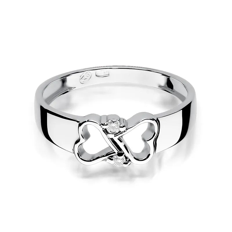 zlatý prsten s diamanty 0,04 ct w0286-diw-01
