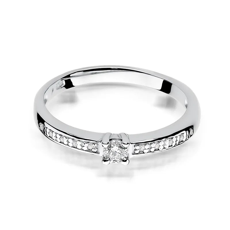 zlatý prsten s diamanty 0,08 ct a 0,05 ct w0288-diw-01