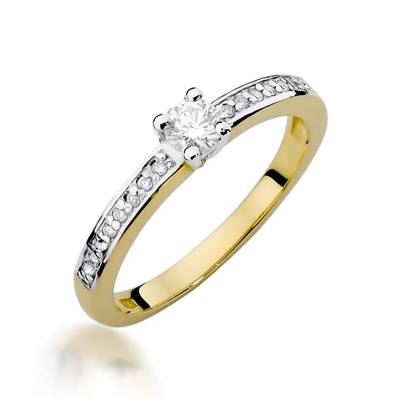 zlatý prsten s diamanty 0,20 ct a 0,08 ct w0288-diw-02