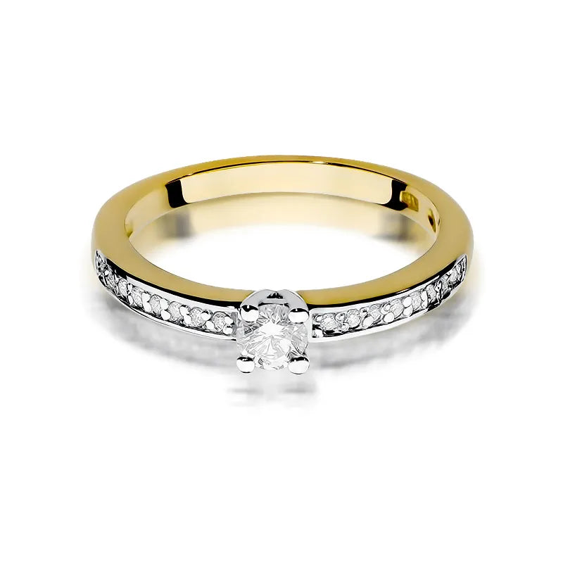 zlatý prsten s diamanty 0,20 ct a 0,08 ct w0288-diw-02