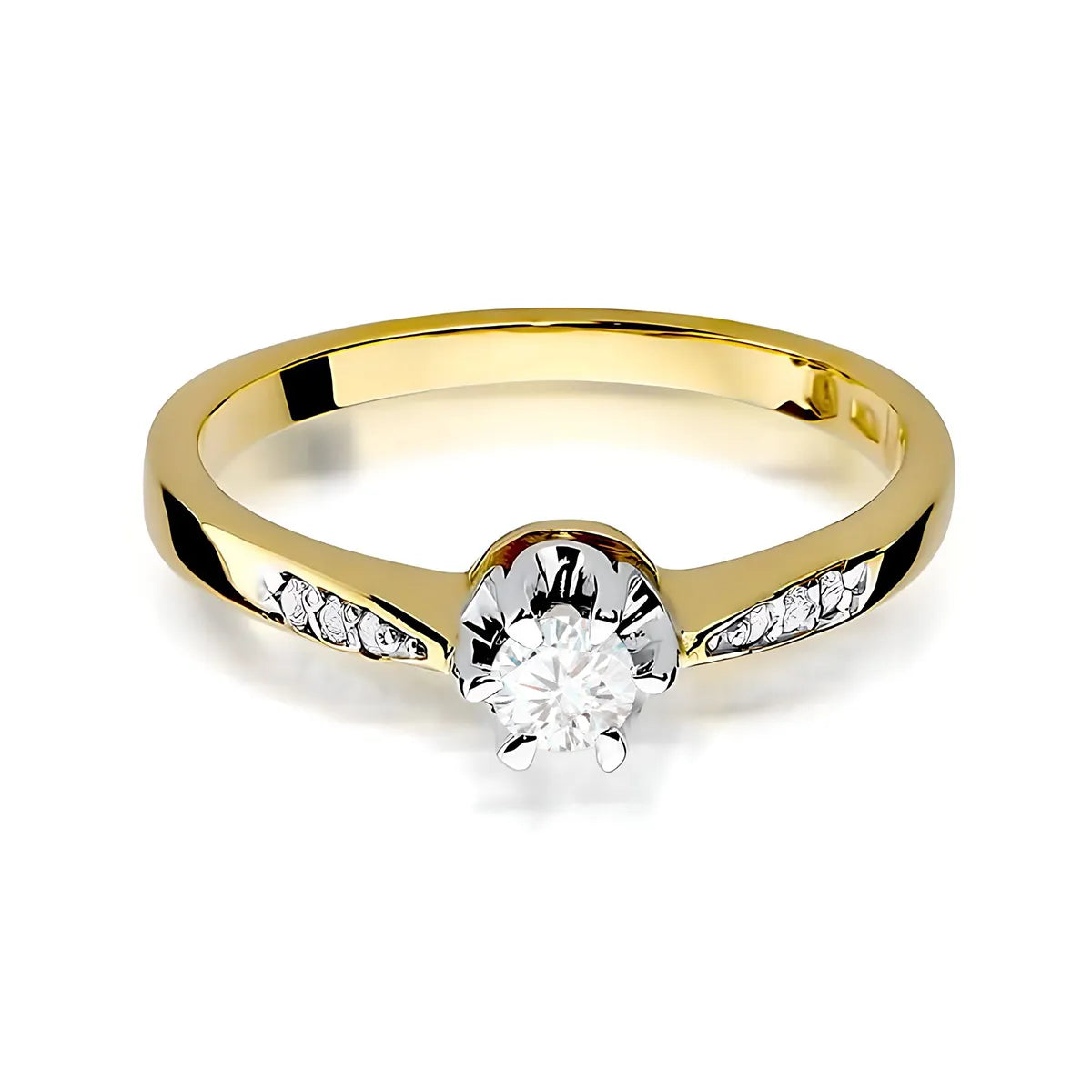 zlatý prsten s diamanty 0,23 ct a 0,052 ct w0291-diw-02
