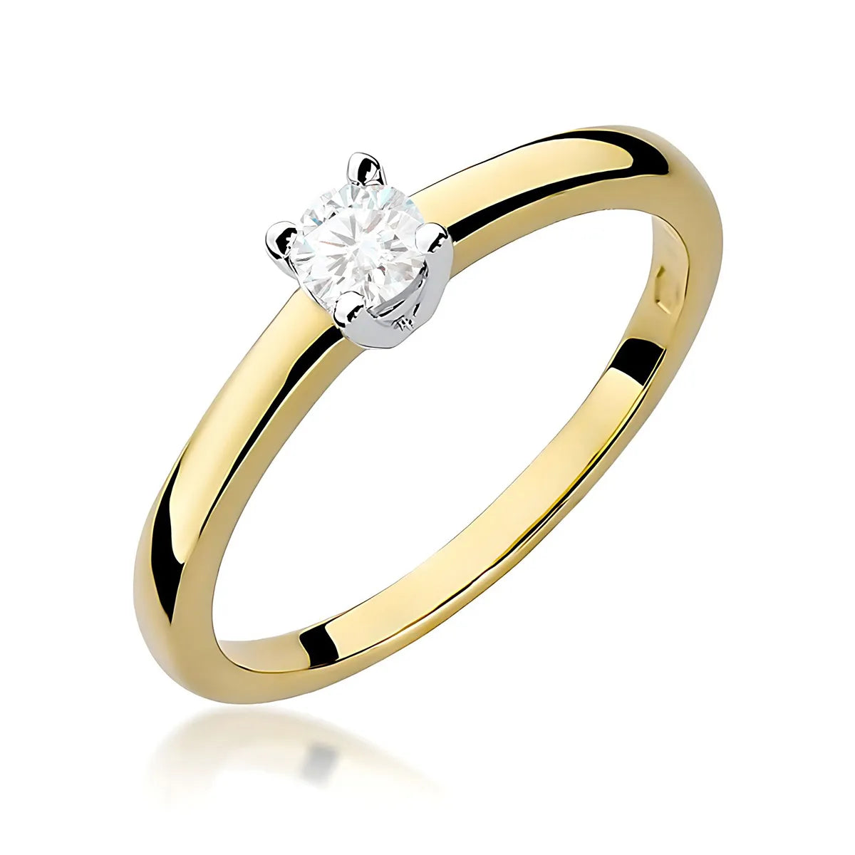zlatý prsten s diamantem 0,20 ct w0292-diw-02