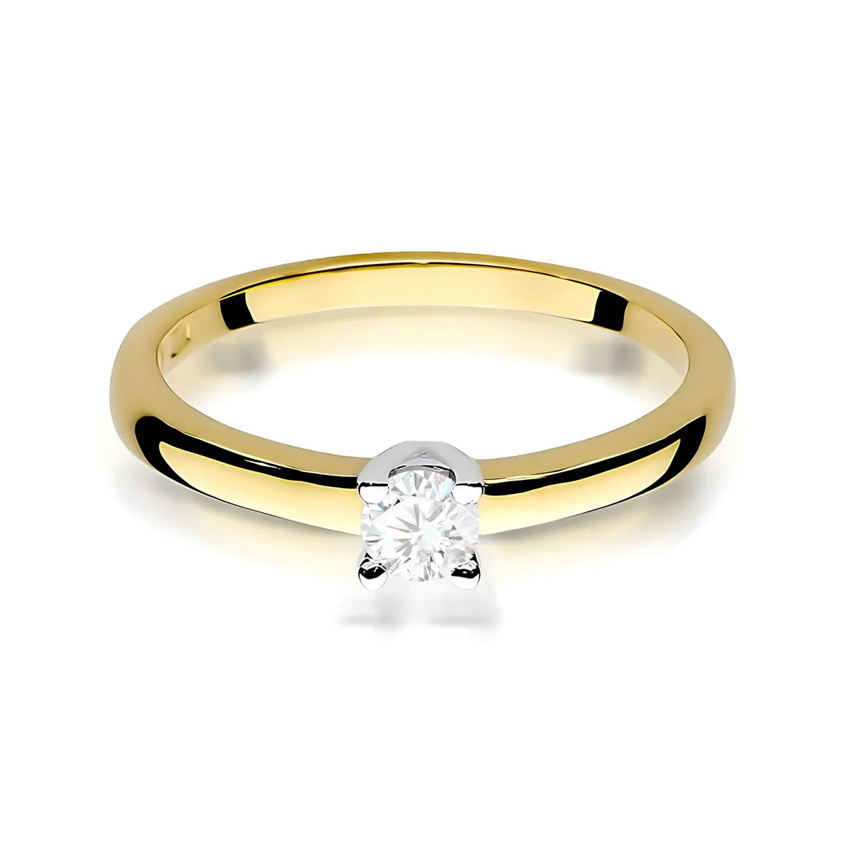 zlatý prsten s diamantem 0,20 ct w0292-diw-02