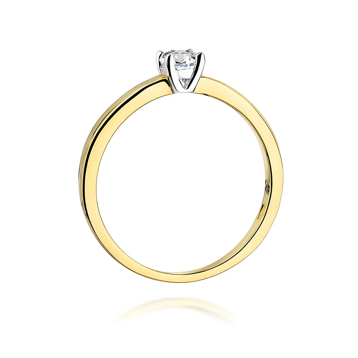zlatý prsten s diamantem 0,20 ct w0292-diw-02