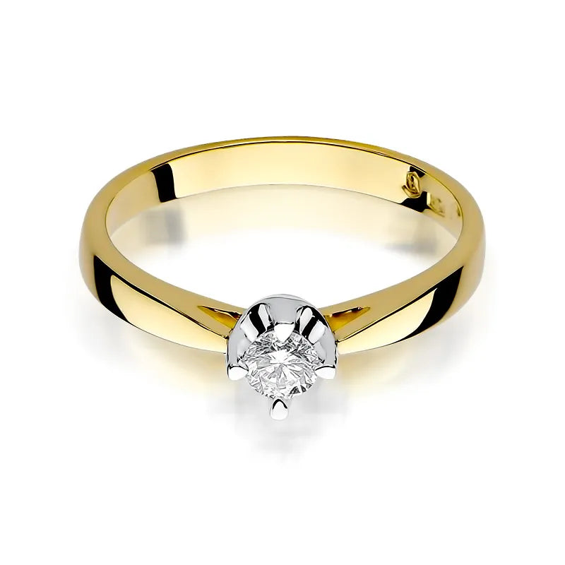 zlatý prsten s diamantem 0,20 ct w0293-diw-01