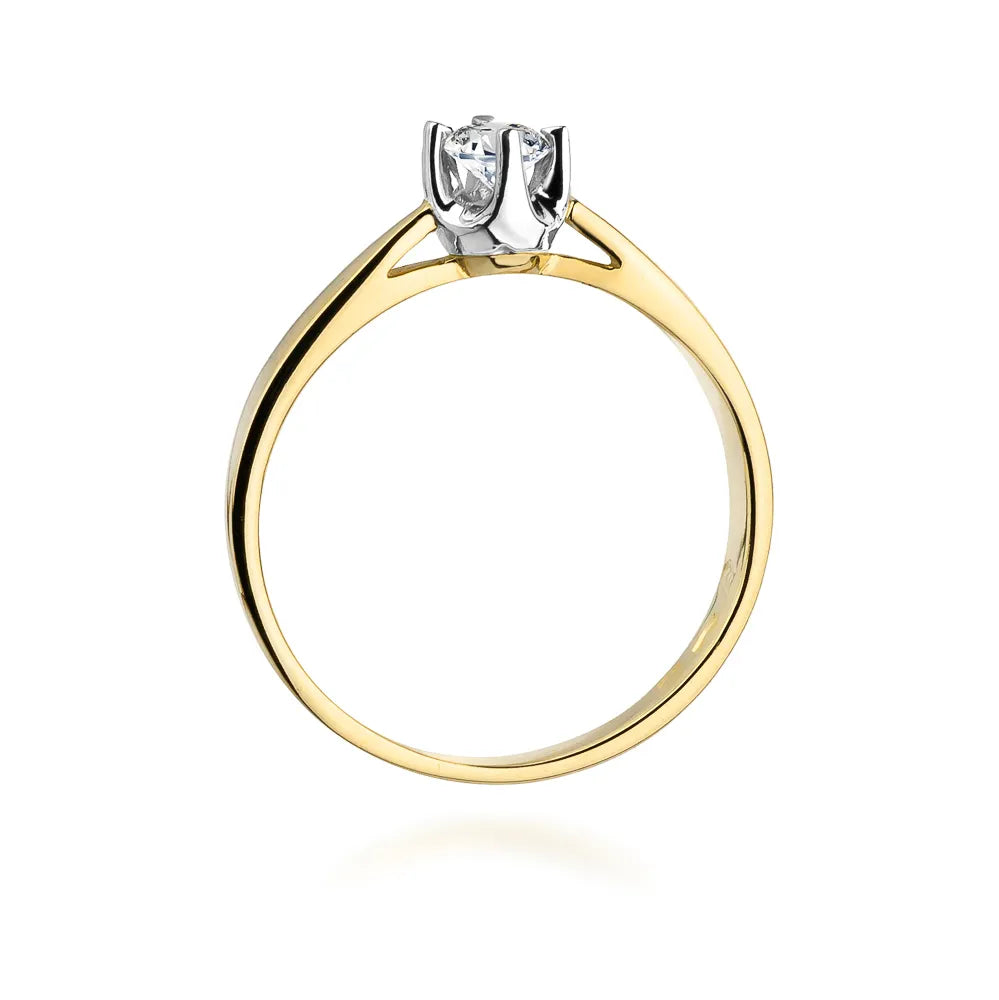 zlatý prsten s diamantem 0,20 ct w0293-diw-01