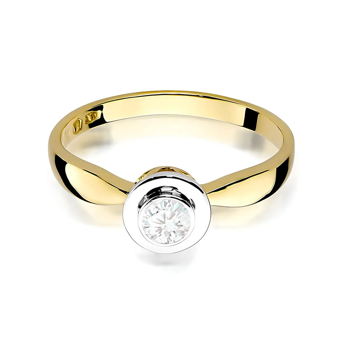 zlatý prsten s diamantem 0,25 ct w0294-diw-04