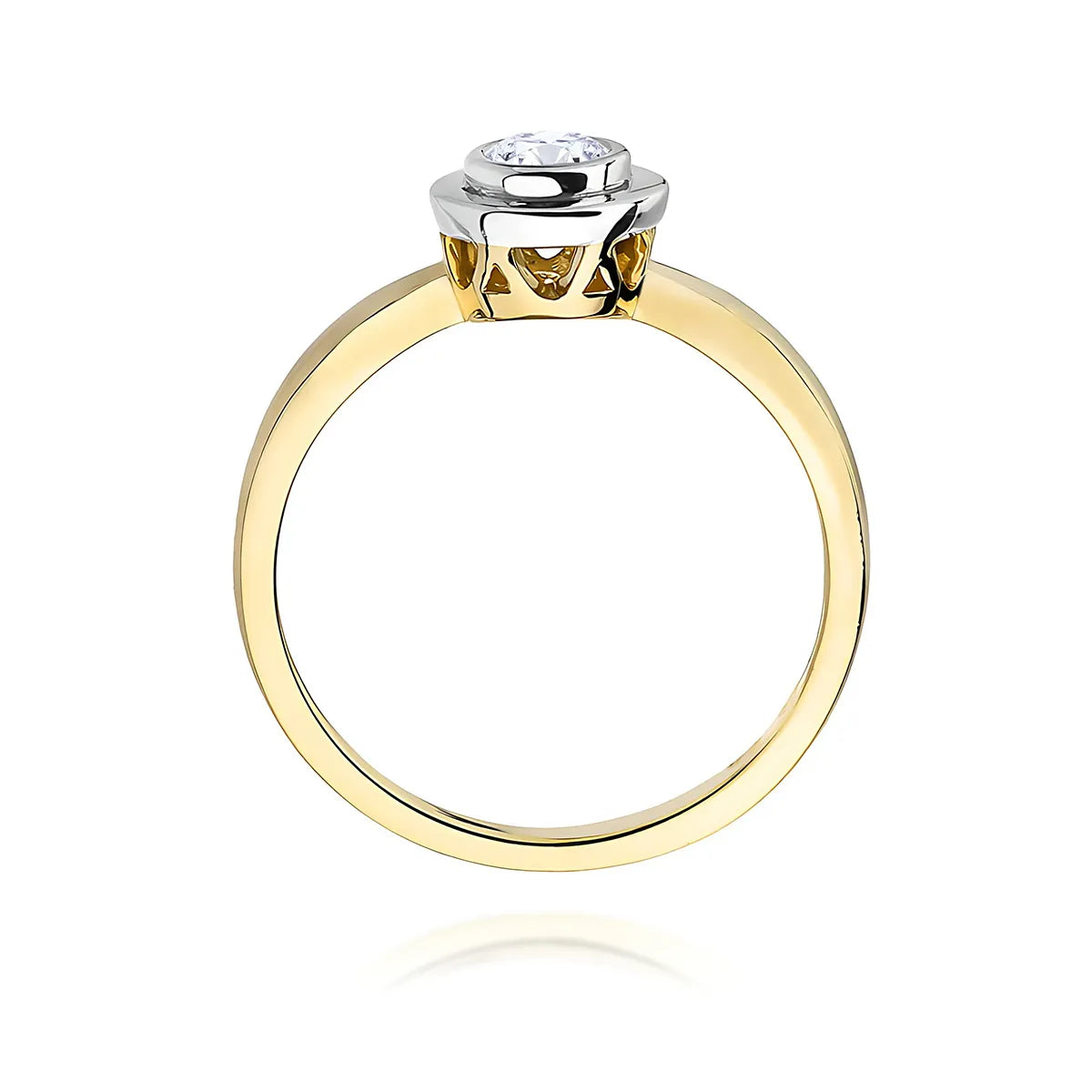 zlatý prsten s diamantem 0,25 ct w0294-diw-04