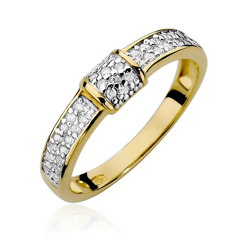 zlatý prsten s diamanty 0,19 ct w0297-diw-01