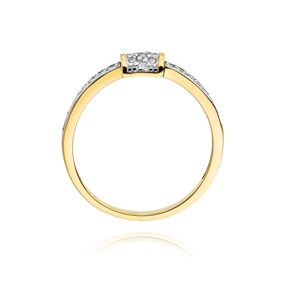 zlatý prsten s diamanty 0,19 ct w0297-diw-01