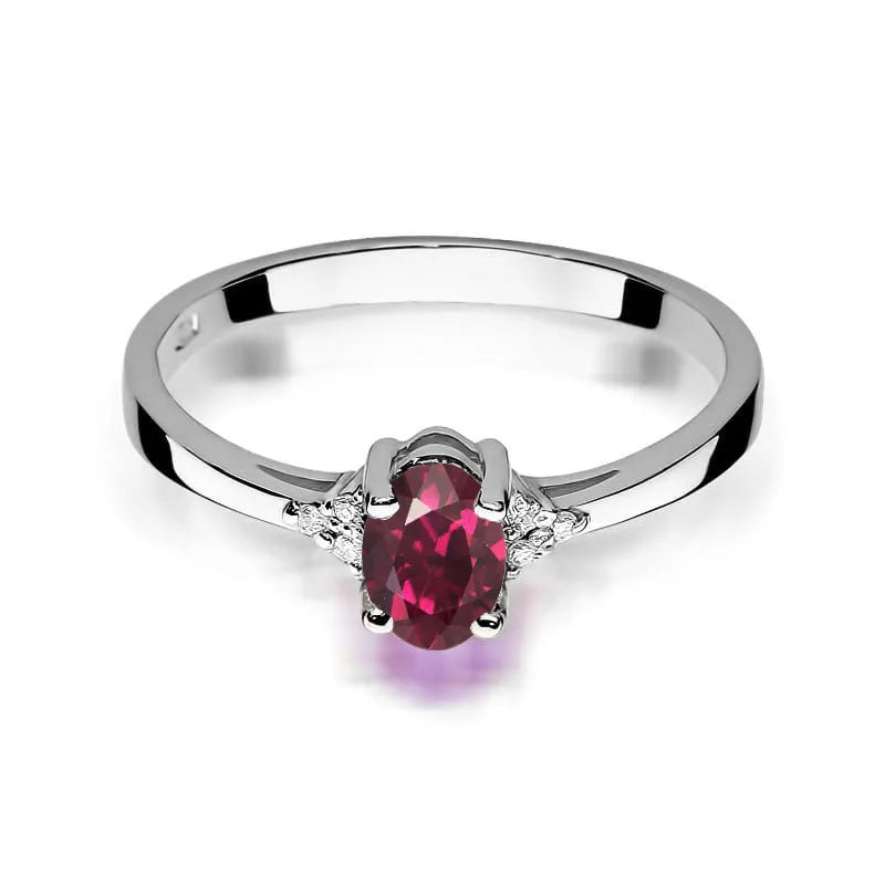 zlatý prsten s 0,50 ct rodolitem a 0,052 ct diamanty w0301-rhr-01
