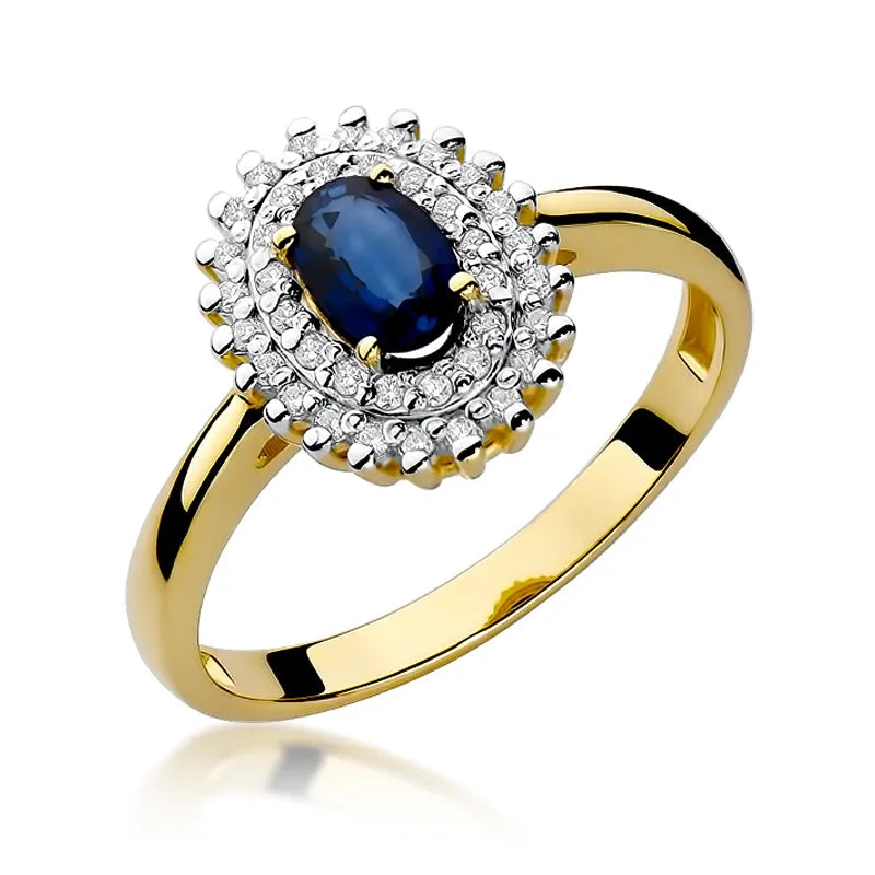 zlatý prsten s 0,70ct safírem a 0,195ct diamanty w0303-sab-01