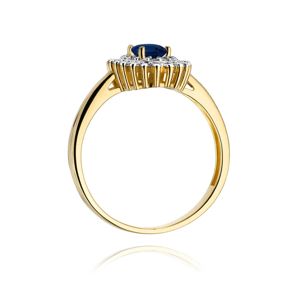 zlatý prsten s 0,70ct safírem a 0,195ct diamanty w0303-sab-01