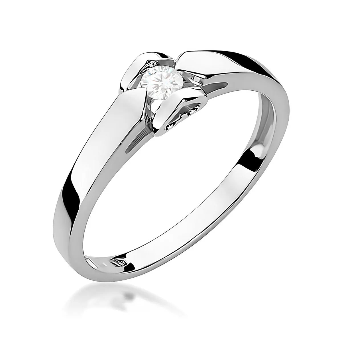 zlatý prsten s diamantem 0,04 ct w0320-diw-02