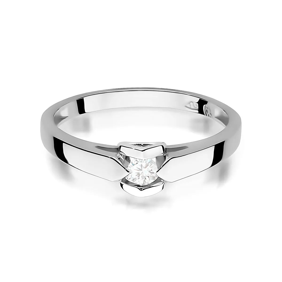 zlatý prsten s diamantem 0,04 ct w0320-diw-02