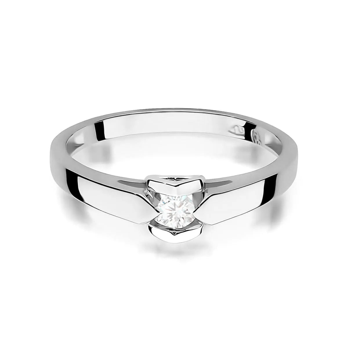 zlatý prsten s diamantem 0,09 ct w0320-diw-03