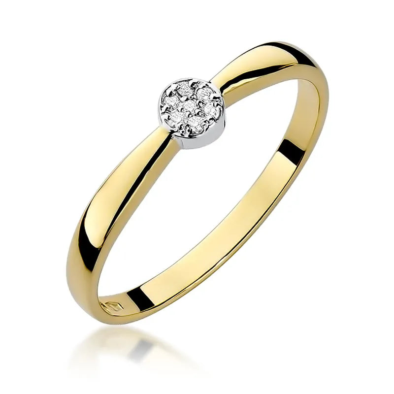 zlatý prsten s diamanty 0,035 ct w0322-diw-01