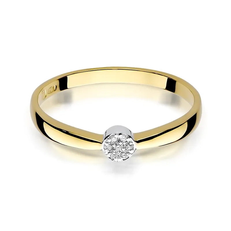 zlatý prsten s diamanty 0,035 ct w0322-diw-01