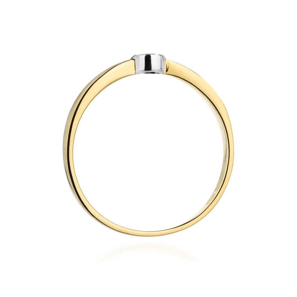 zlatý prsten s diamanty 0,035 ct w0322-diw-01