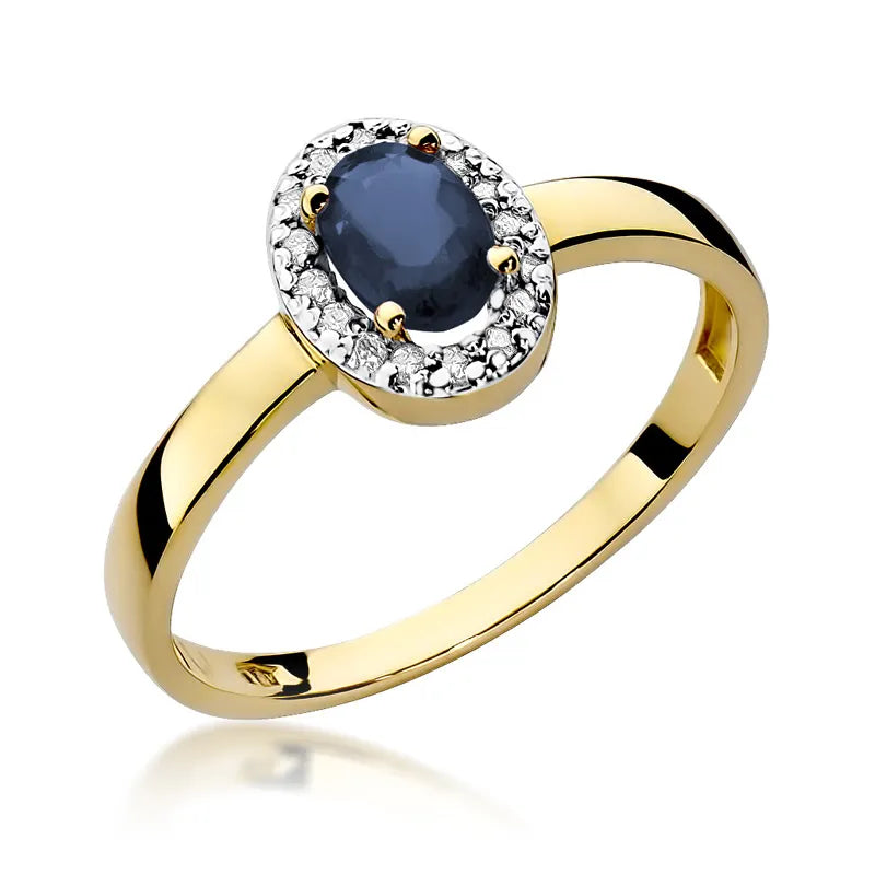 zlatý prsten s 0,70ct safírem a 0,08ct diamanty w0330-sab-01