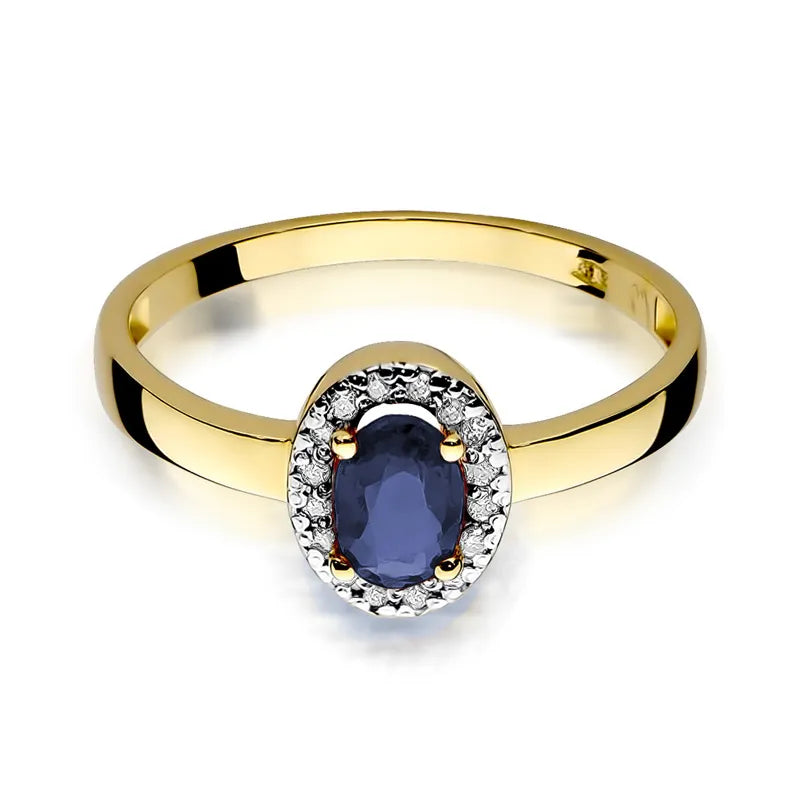 zlatý prsten s 0,70ct safírem a 0,08ct diamanty w0330-sab-01
