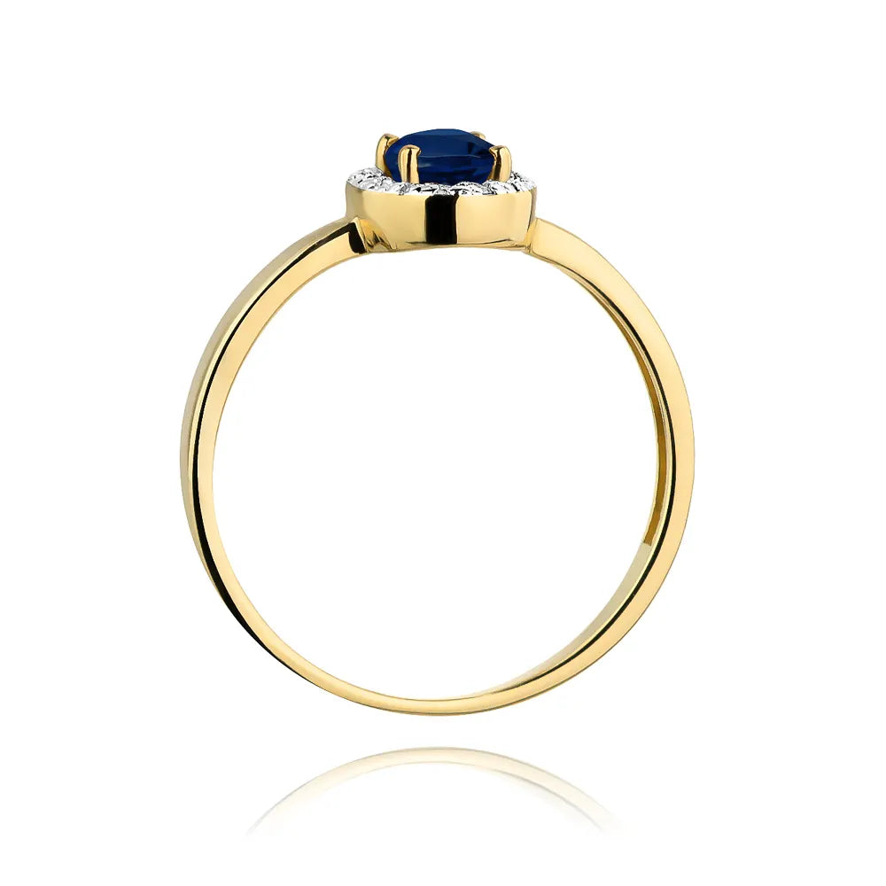 zlatý prsten s 0,70ct safírem a 0,08ct diamanty w0330-sab-01