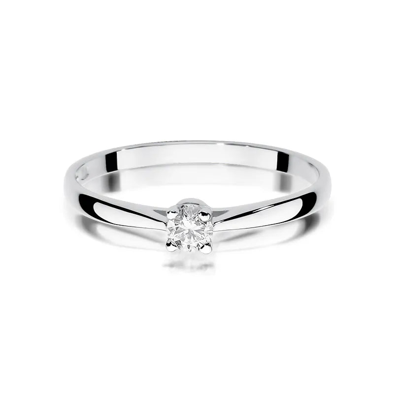 zlatý prsten s diamantem 0,15 ct w0335-diw-01