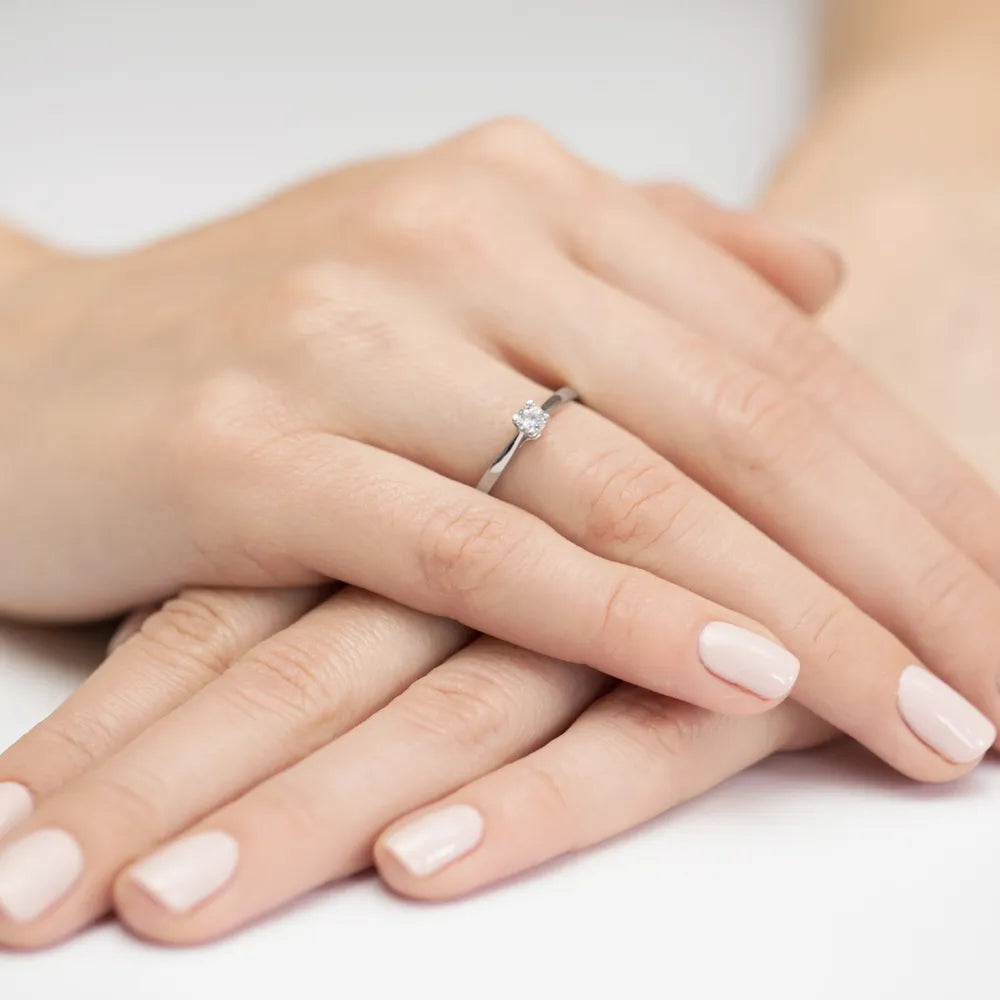 zlatý prsten s diamantem 0,15 ct w0335-diw-01