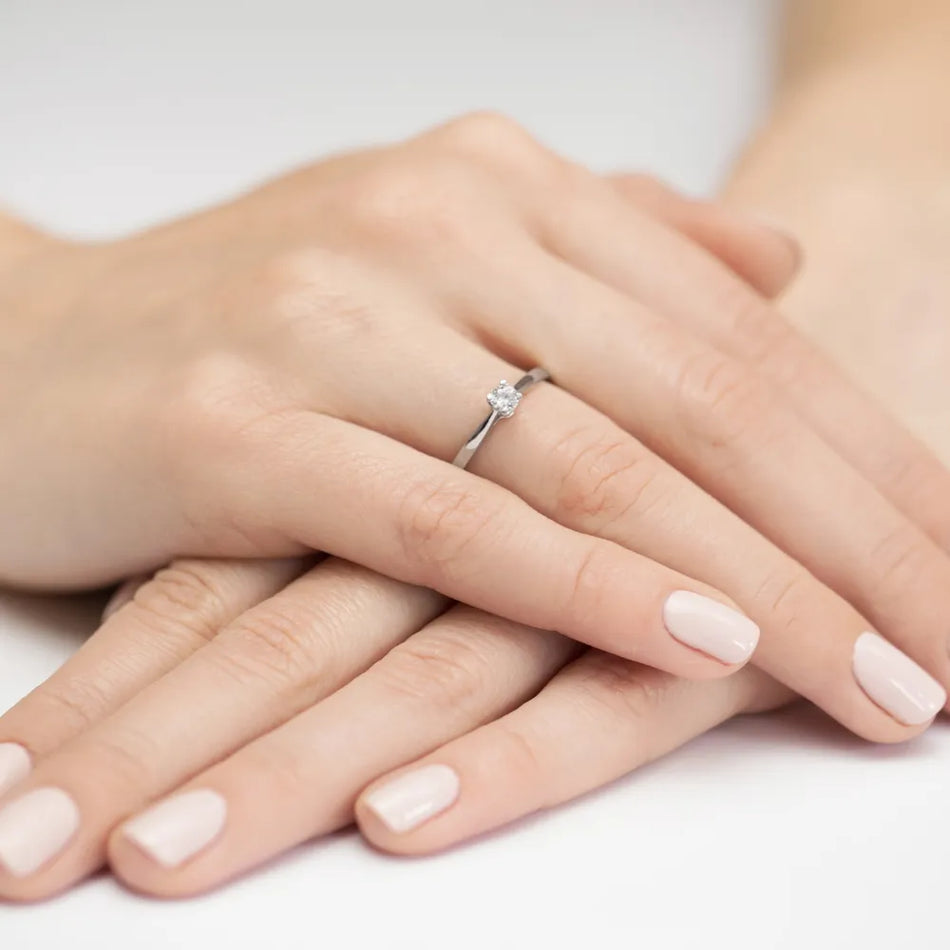 zlatý prsten s diamantem 0,15 ct w0335-diw-01