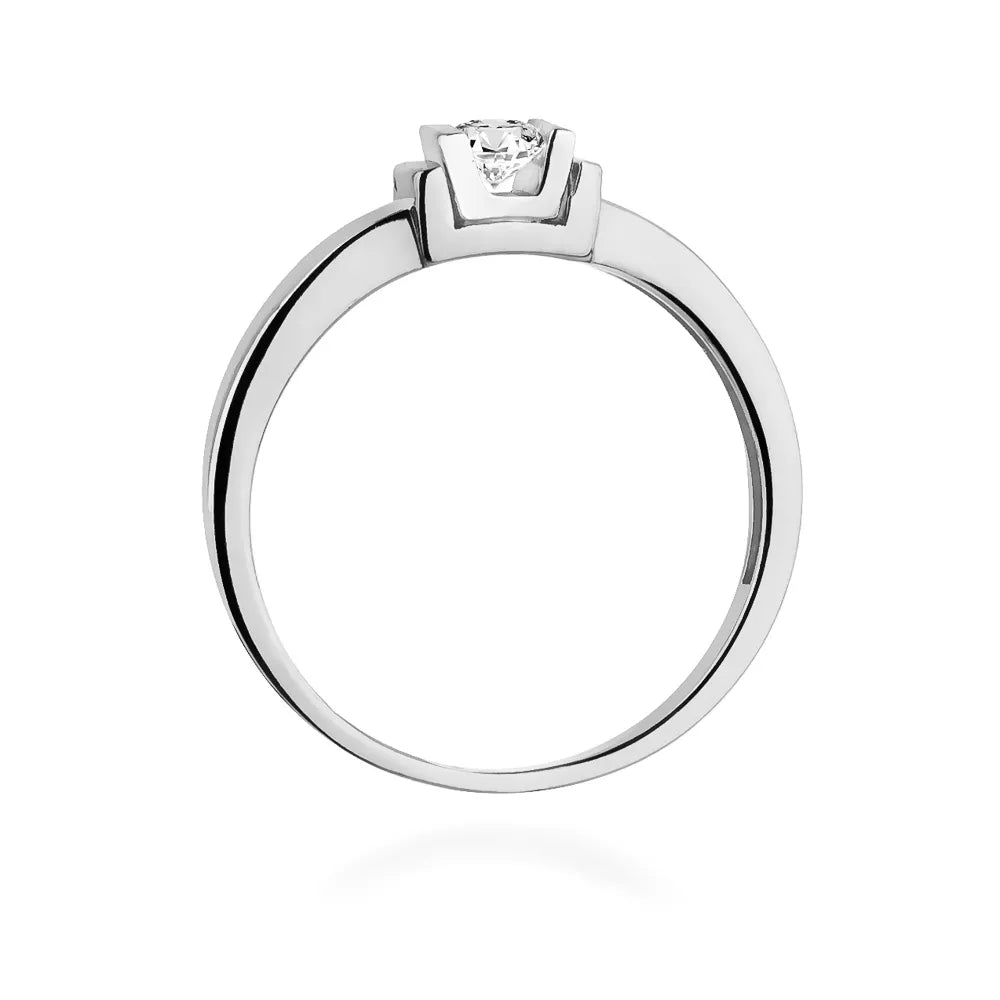 zlatý prsten s diamantem 0,10 ct w0343-diw-01