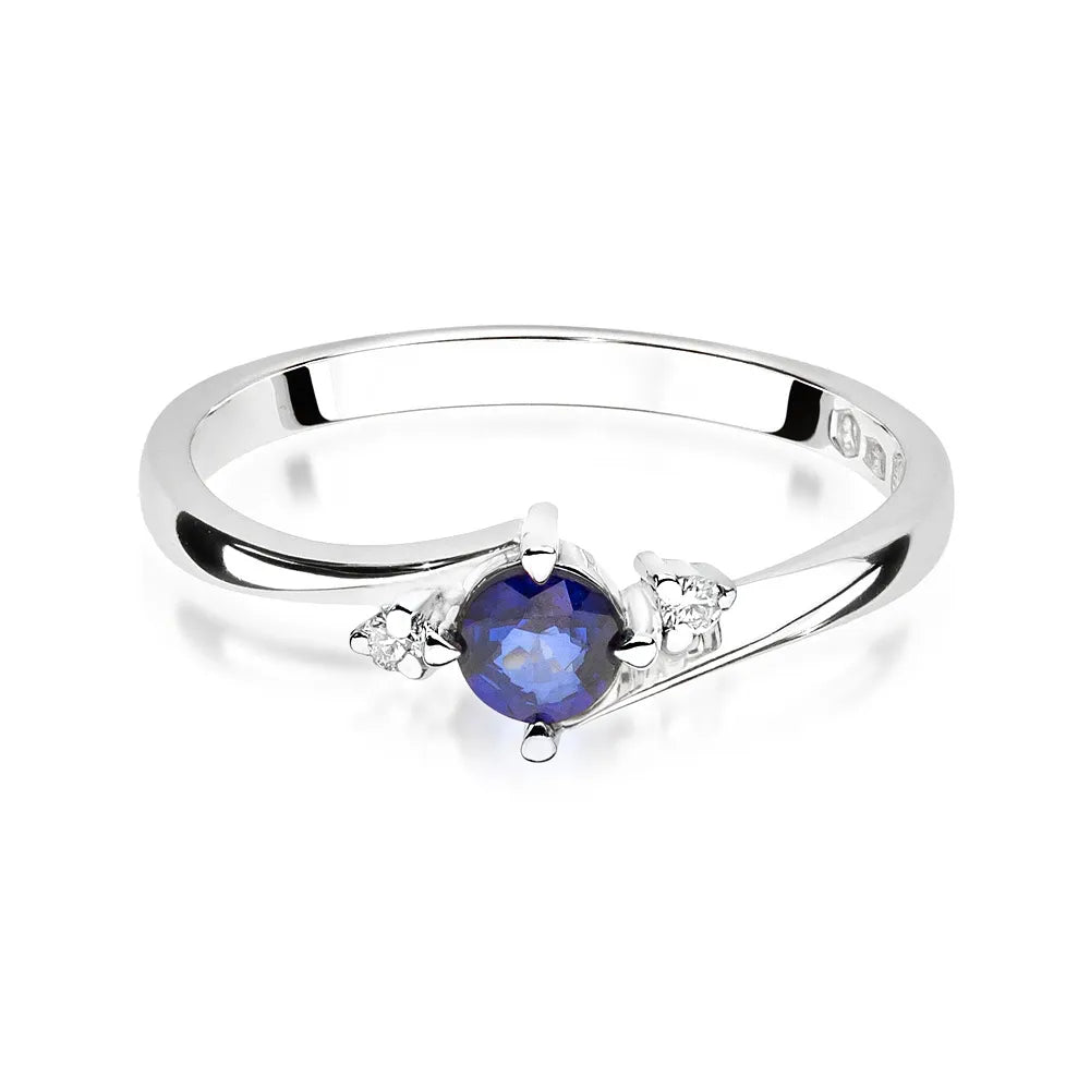 zlatý prsten s 0,30ct safírem a 0,029ct diamanty w0346-sab-02