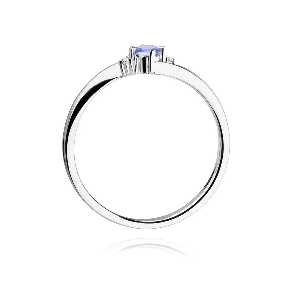 zlatý prsten s 0,15ct tanzanitem a 0,017ct diamanty w0346-tap-01