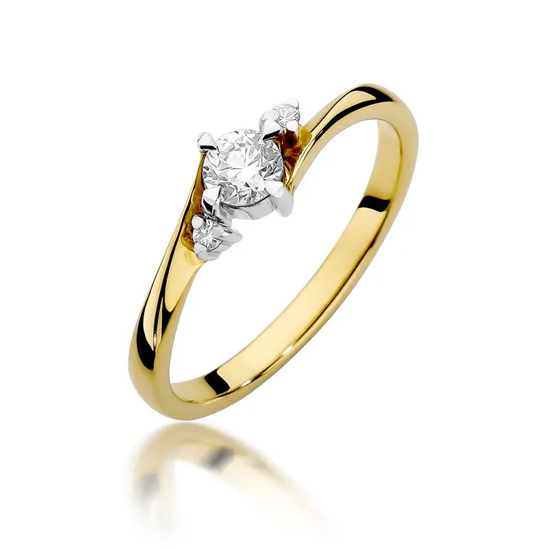 zlatý prsten s diamanty 0,25 ct a 0,017 ct w0346-diw-02