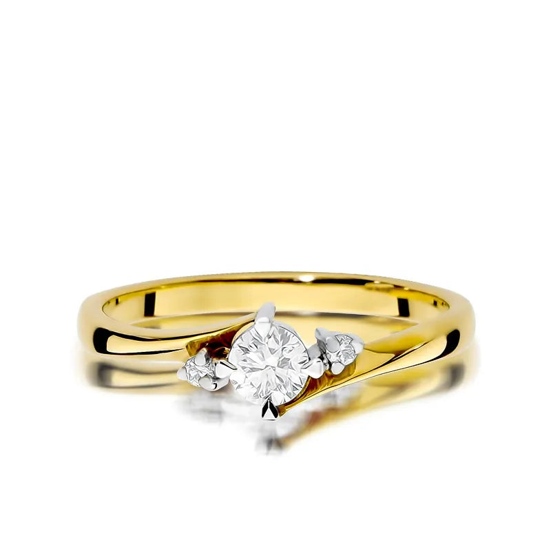 zlatý prsten s diamanty 0,25 ct a 0,017 ct w0346-diw-02
