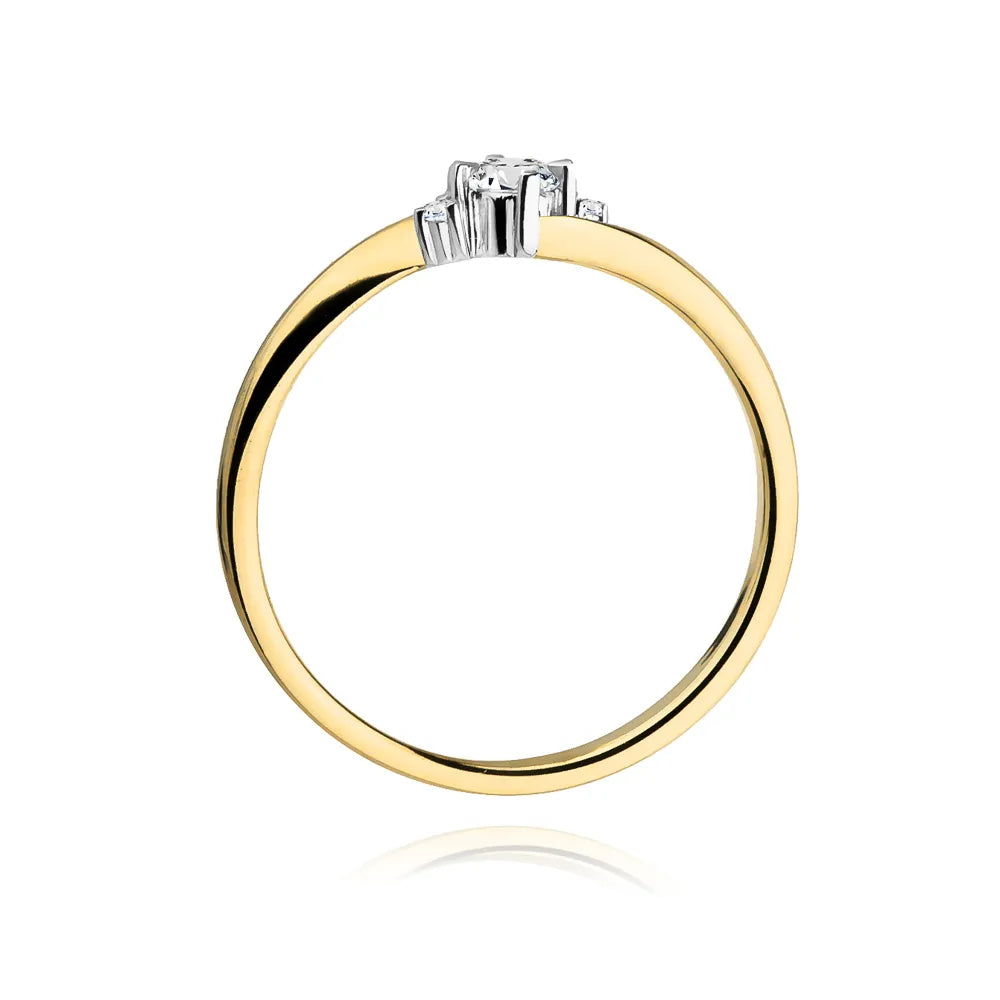 zlatý prsten s diamanty 0,25 ct a 0,017 ct w0346-diw-02