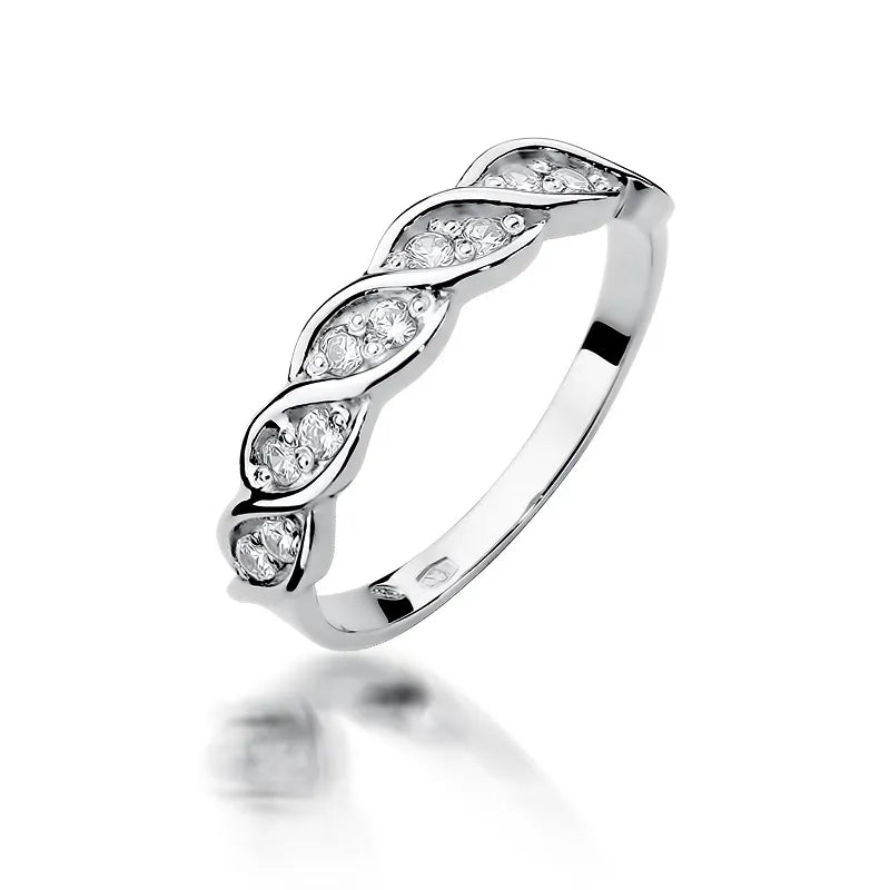 zlatý prsten s diamanty 0,20 ct w0349-diw-01