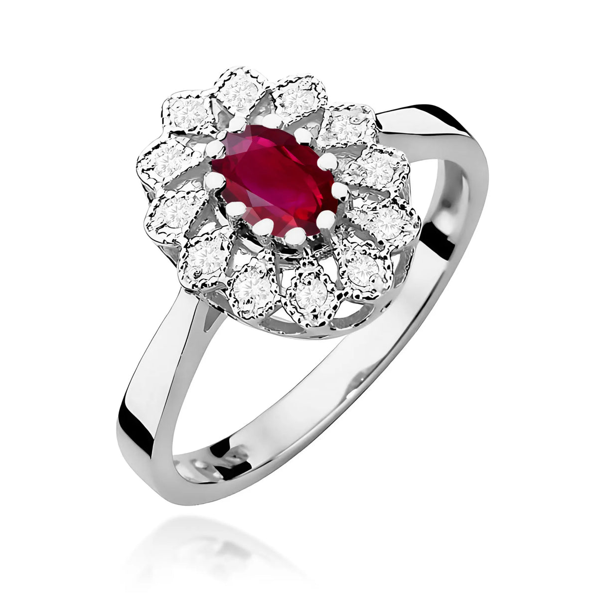 zlatý prsten s 0,60ct rubínem a 0,103ct diamanty w0354-rur-01