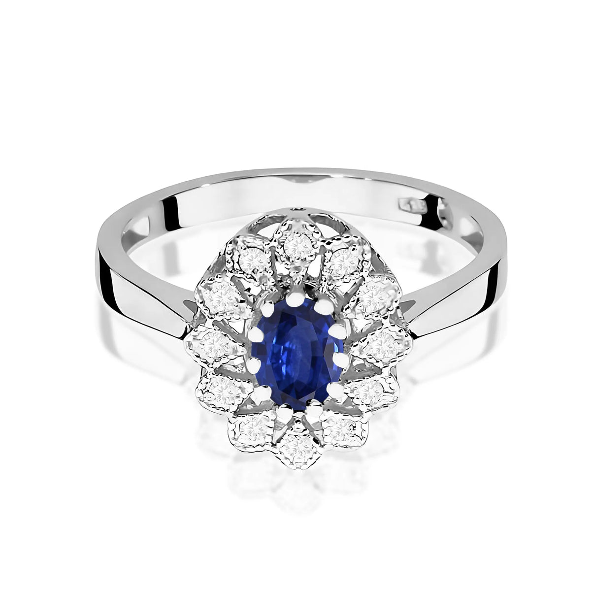 zlatý prsten s 0,70ct safírem a 0,103ct diamanty w0354-sab-01
