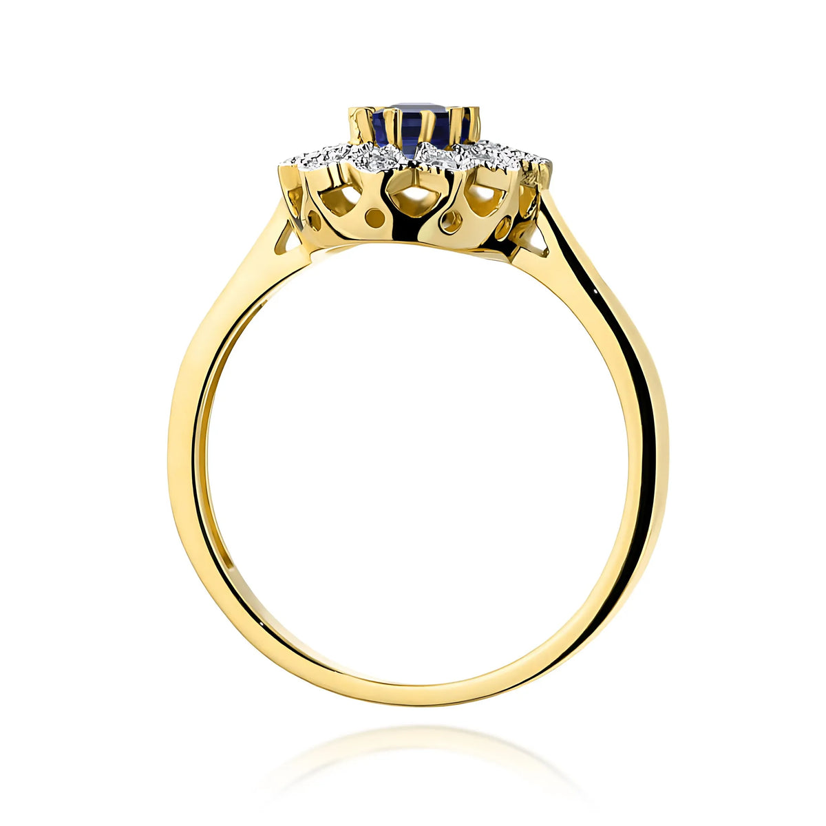 zlatý prsten s 0,70ct safírem a 0,103ct diamanty w0354-sab-01