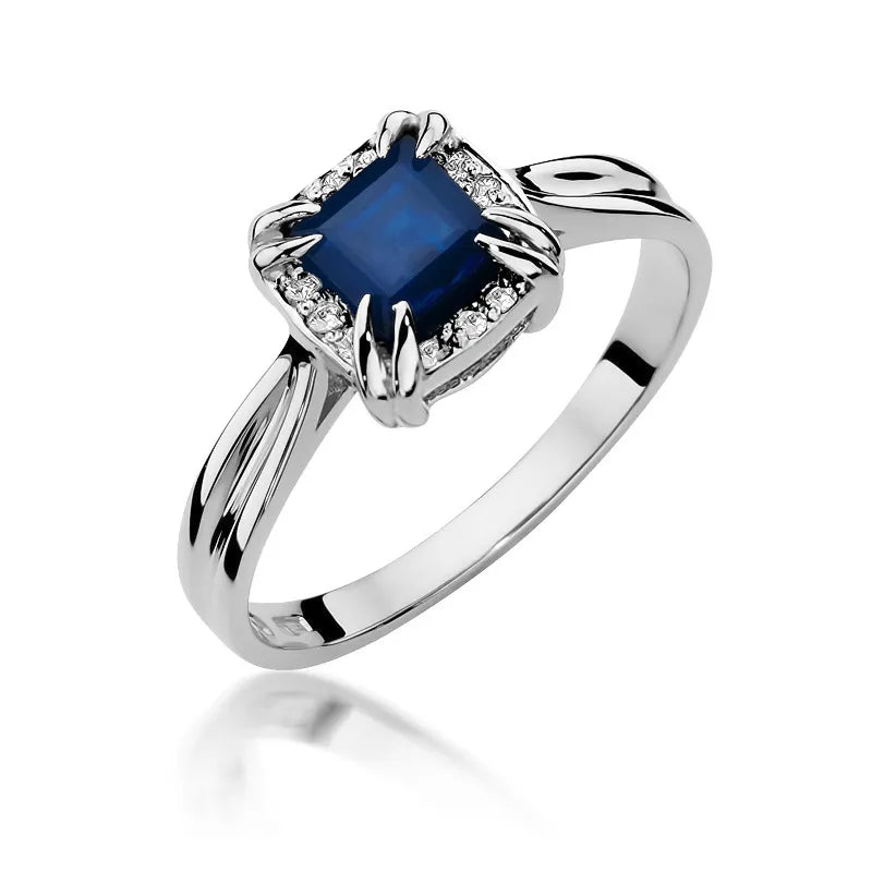 zlatý prsten s 0,70ct safírem a 0,06ct diamanty w0358-sab-01