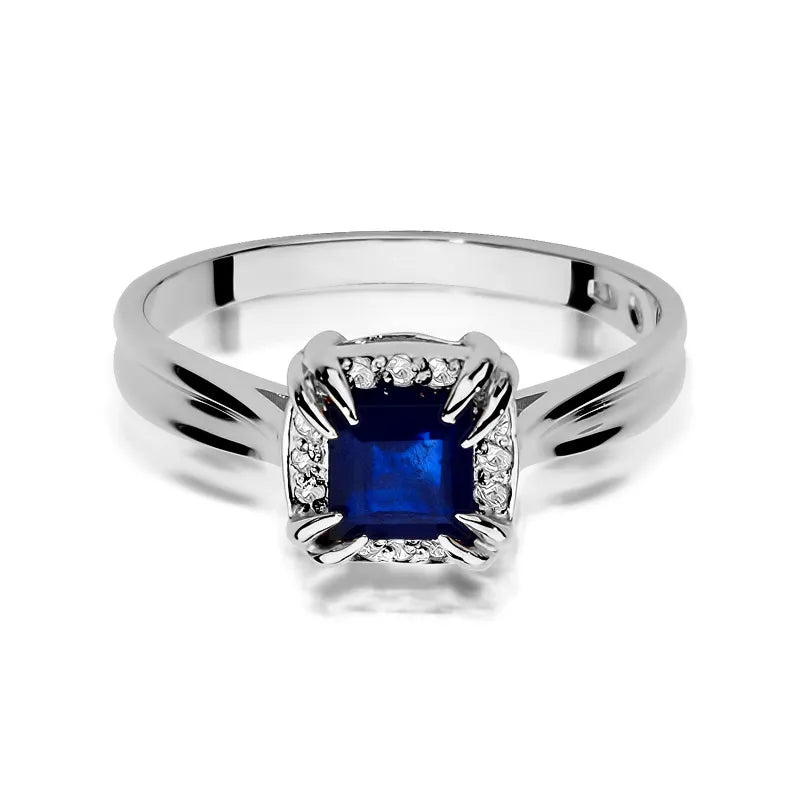 zlatý prsten s 0,70ct safírem a 0,06ct diamanty w0358-sab-01