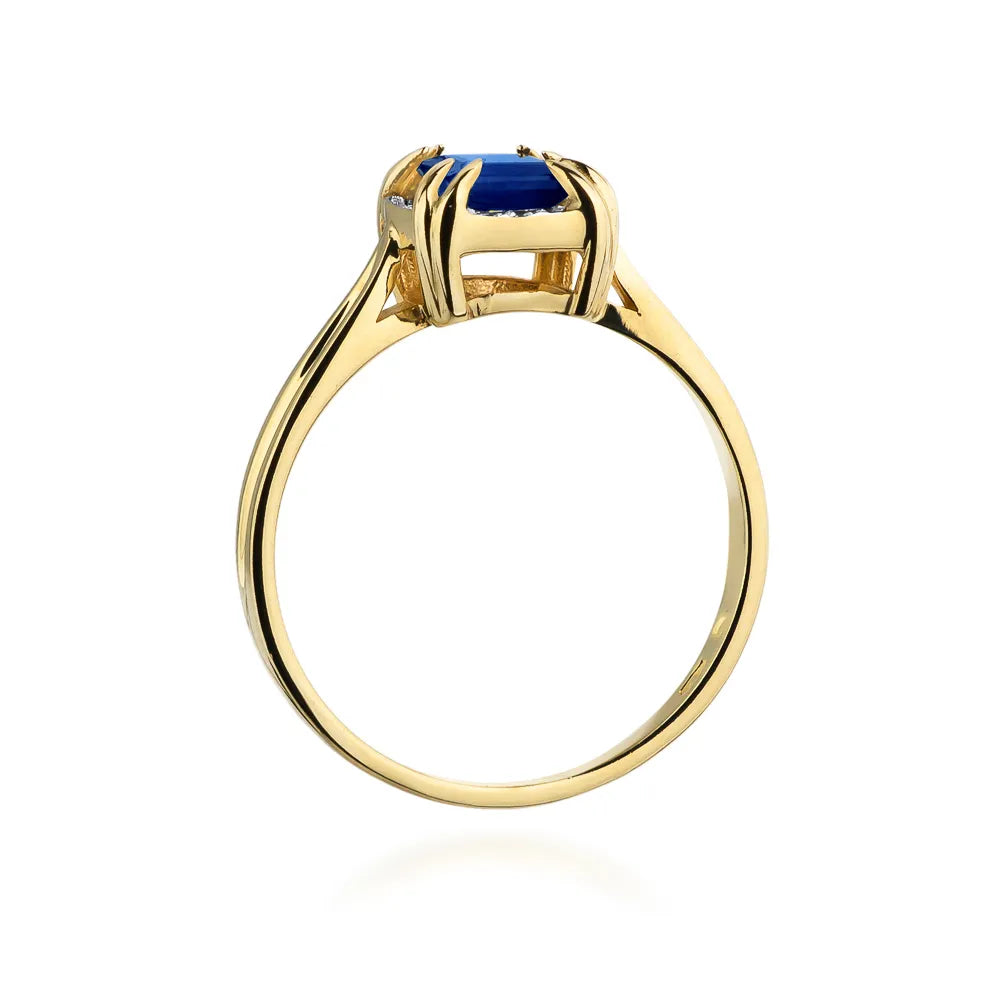 zlatý prsten s 0,70ct safírem a 0,06ct diamanty w0358-sab-01