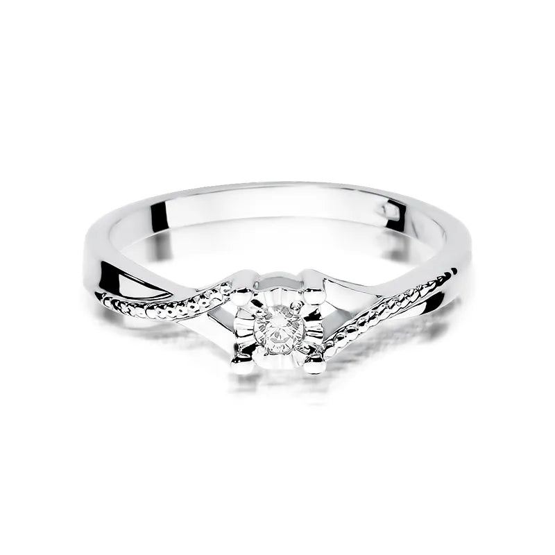 zlatý prsten s diamantem 0,08 ct w0361-diw-01
