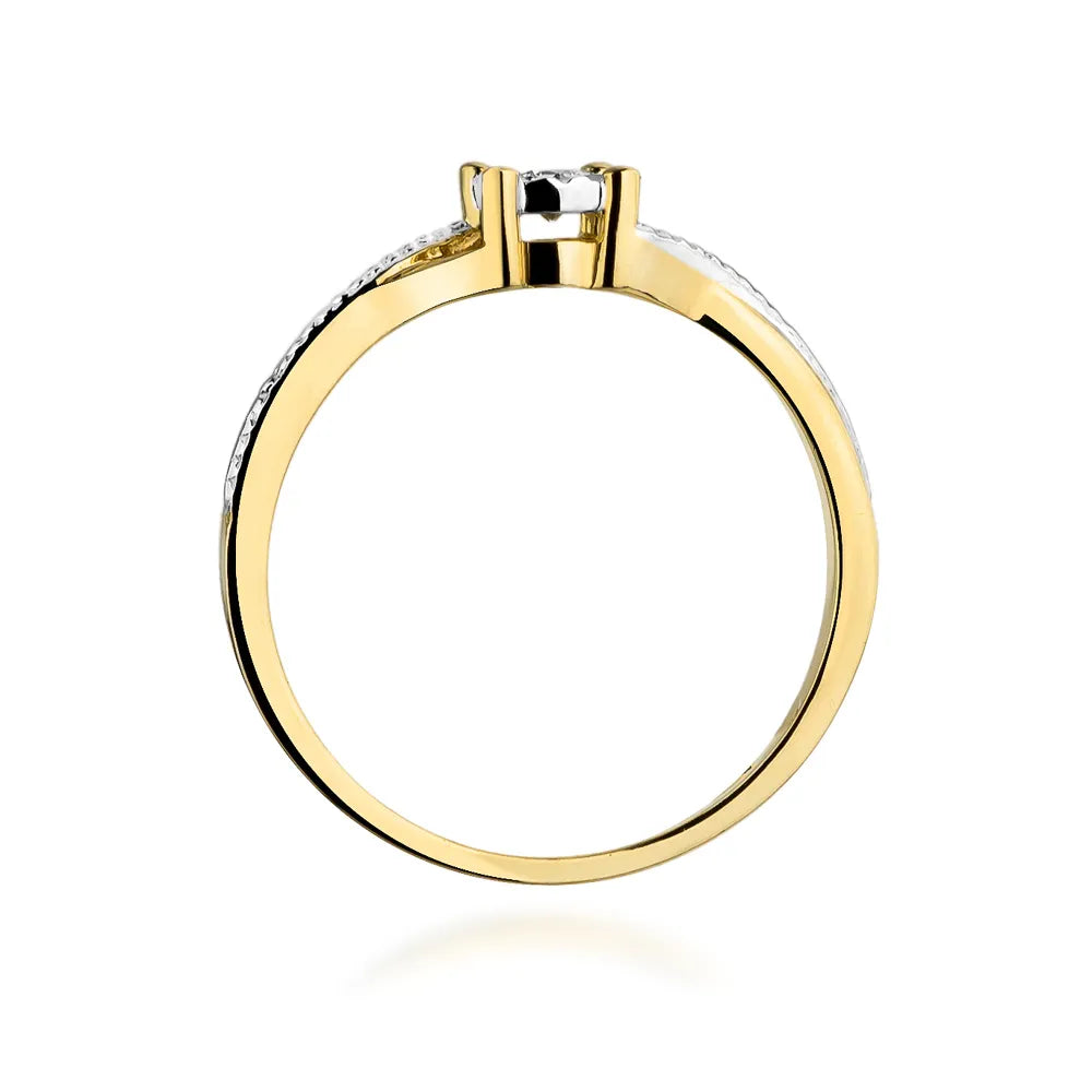 zlatý prsten s diamantem 0,08 ct w0361-diw-01