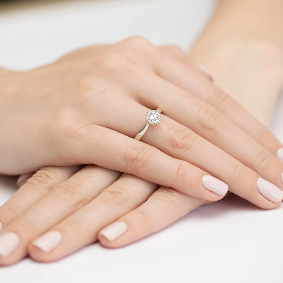 zlatý prsten s laboratorními diamanty 0,15 ct a 0,103 ct w0362-ldw-01