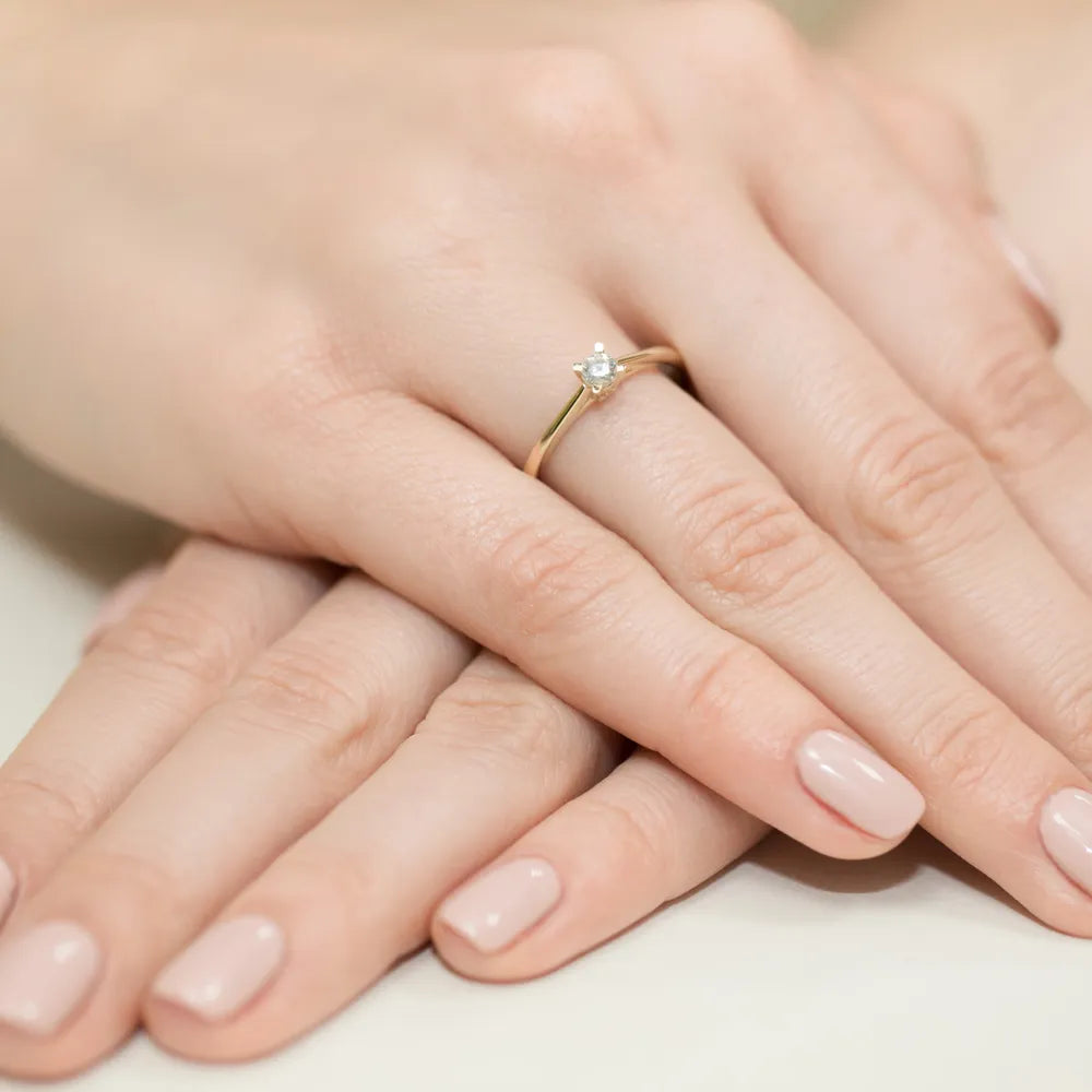 zlatý prsten s diamantem 0,15 ct w0367-diw-01