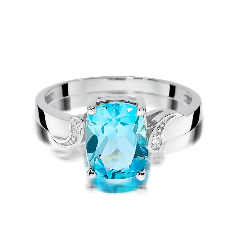 zlatý prsten se 2,40ct topazem a 0,01ct diamanty w0400-tob-01